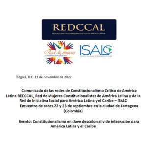 Red de Constitucionalismo Critico de América Latina Inicio